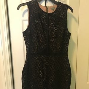 the letter black lace cocktail dress size 4